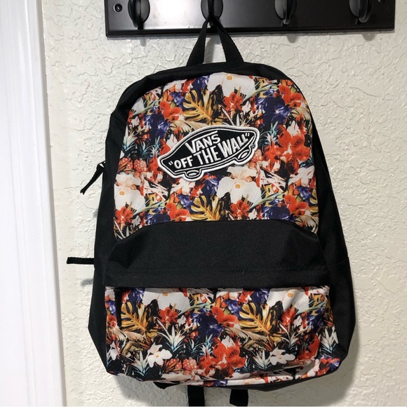 Vans Bags Nwt Vans Floral Backpack Very Cute Poshmark